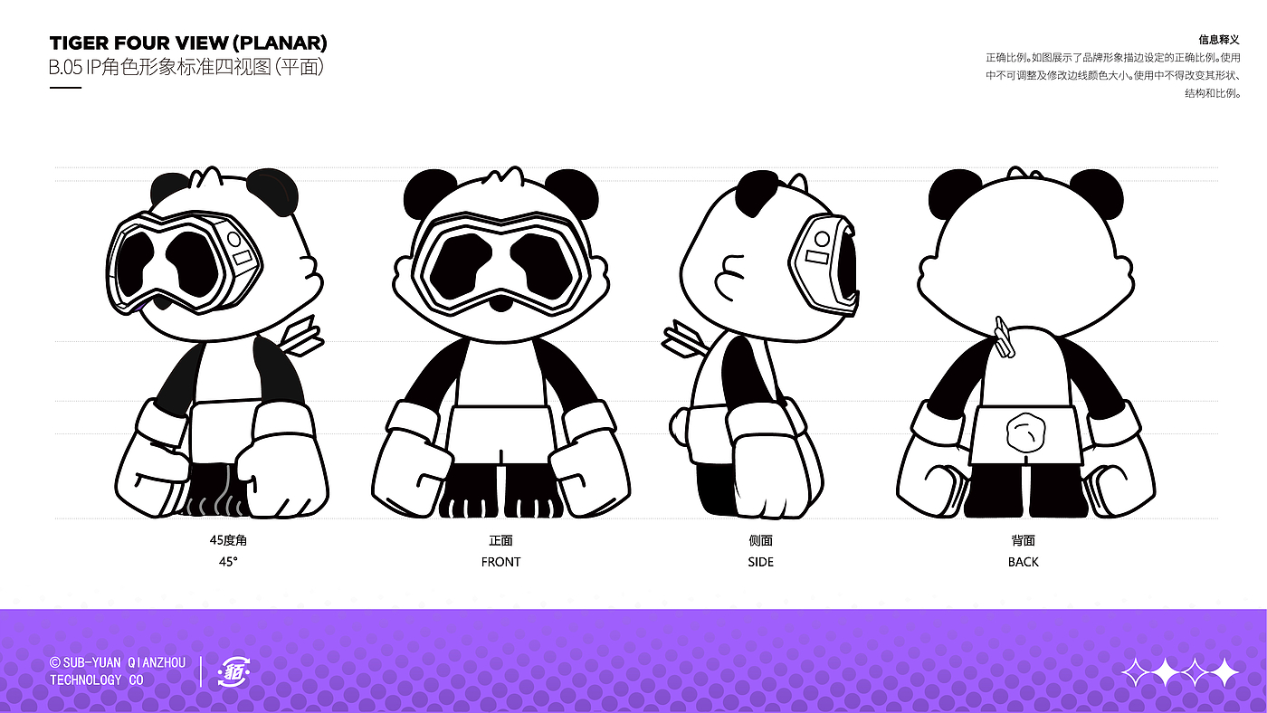 Tide play，Panda IP，IP Design，Trendy design，mascot design ，Toys，Toy design，industrial design，