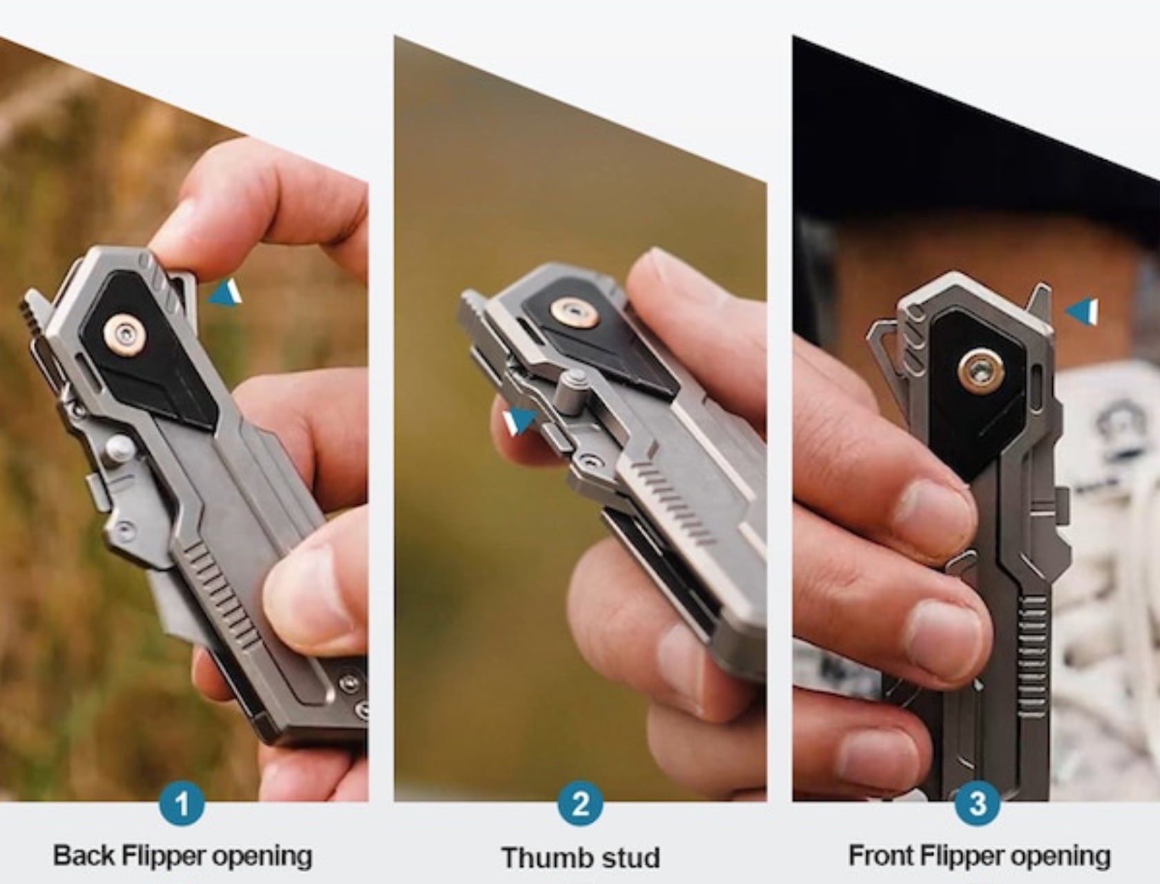 Multifunctional folding knife，Gr5 titanium alloy，Lightweight to carry，tool，