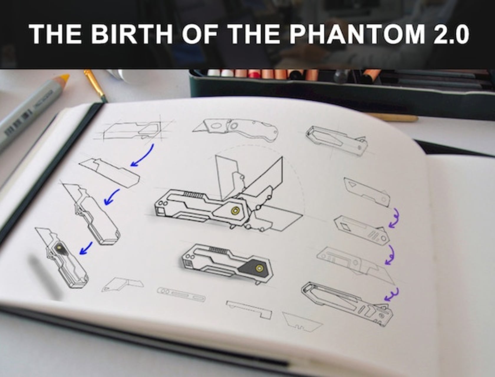 Multifunctional folding knife，Gr5 titanium alloy，Lightweight to carry，tool，