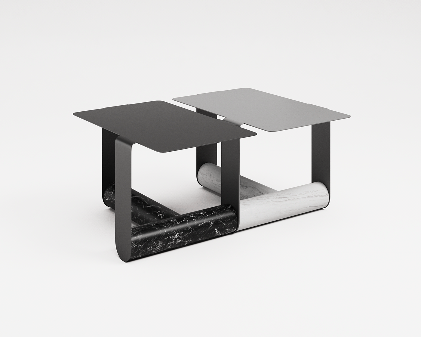 Coffee，Table，furniture design ，Metal，concept，tea table，