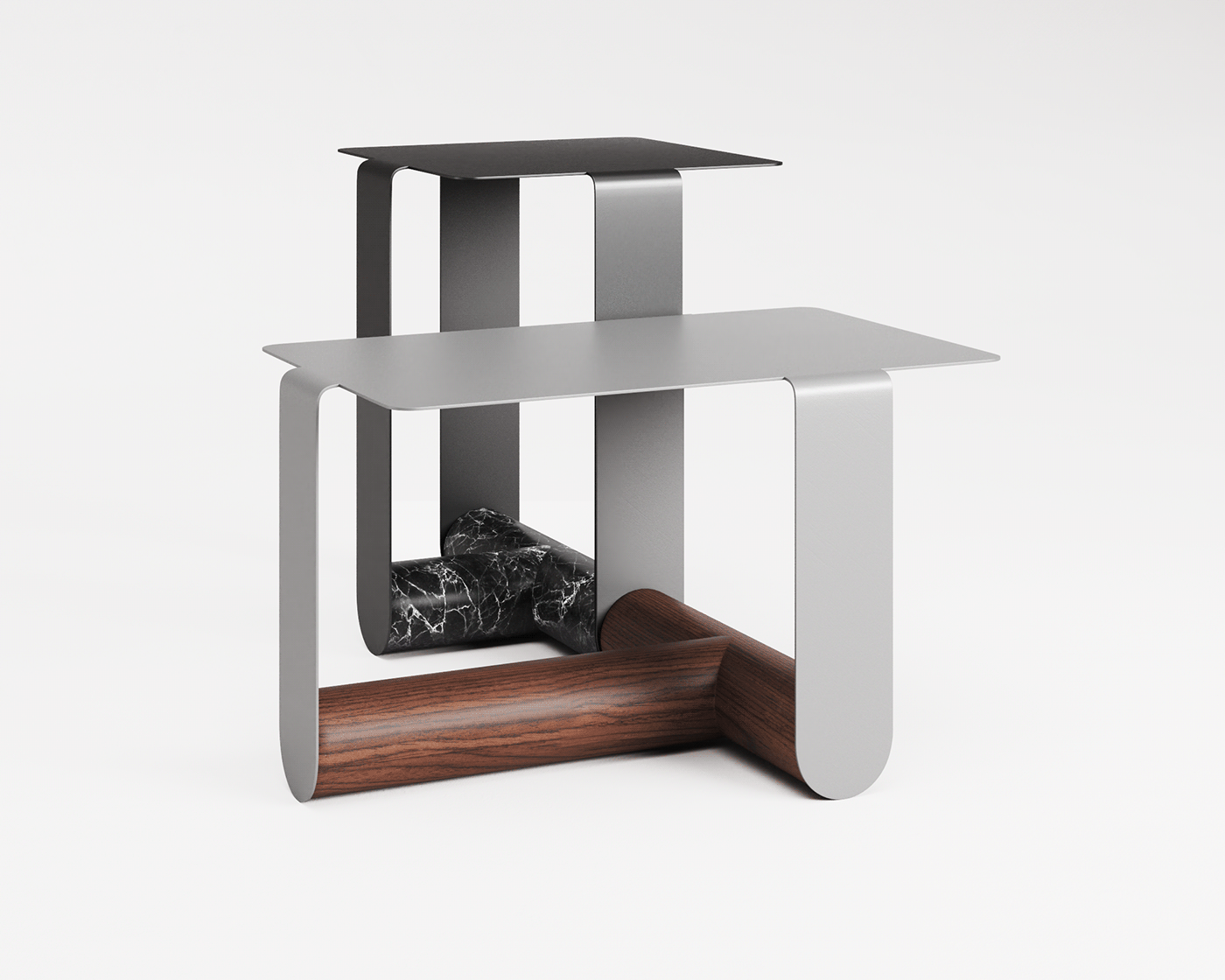 Coffee，Table，furniture design ，Metal，concept，tea table，