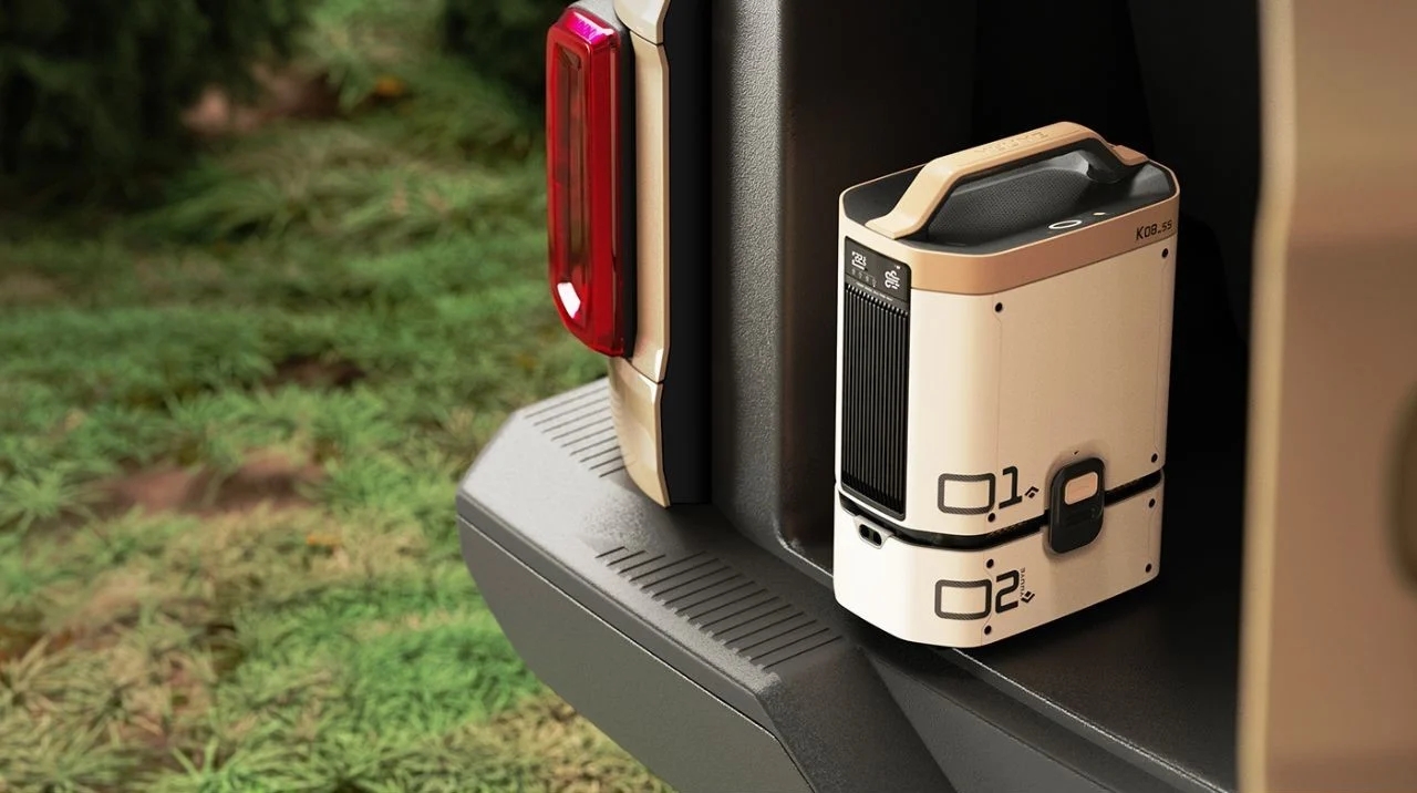 air conditioner，Portable，industrial design，outdoors，