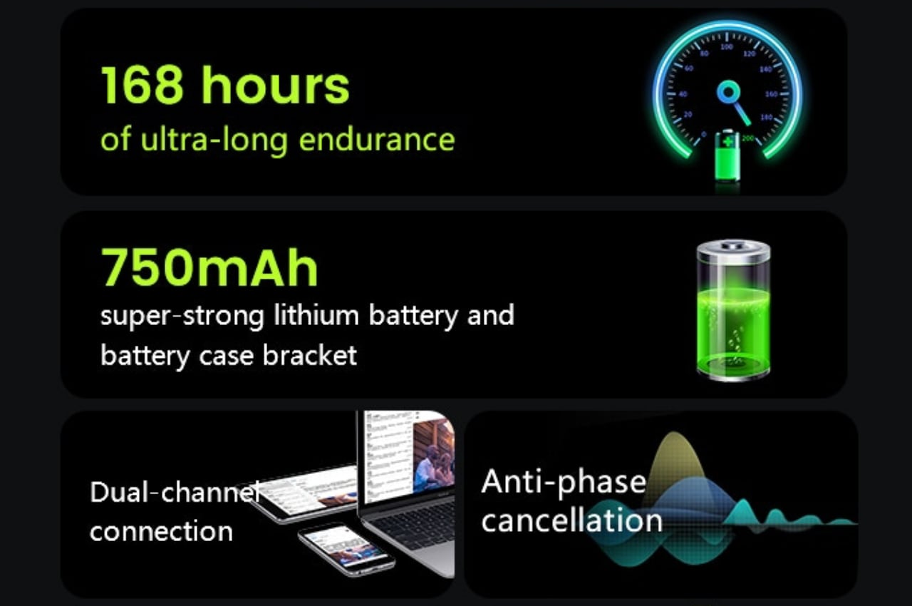 Wireless headset，product design，Replaceable battery，