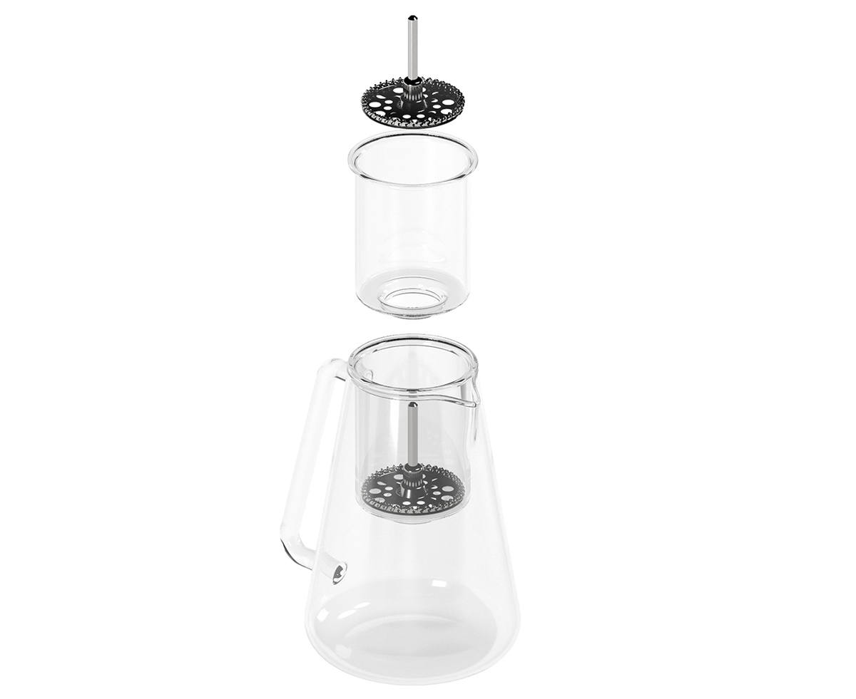 GINA，small home appliances，Multifunctional coffee machine，product design，