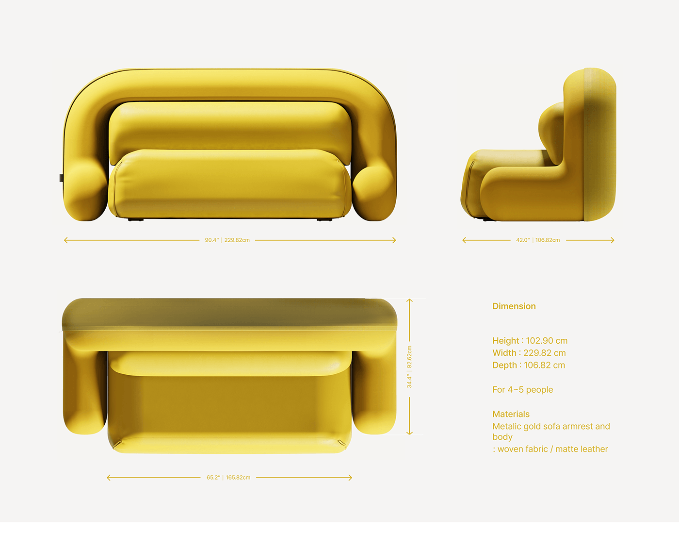 K-OUCH，Korean style，sofa，comfortable，