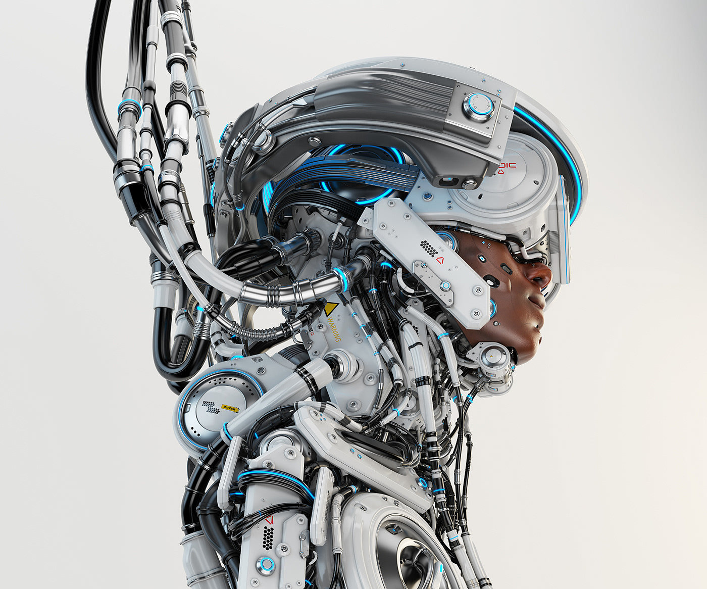 机器人，BioSynth，电线，
