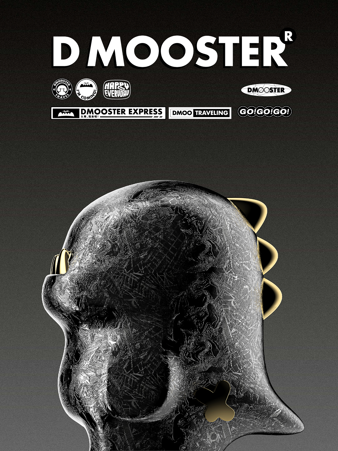 Big Monster，dmooster，Bluetooth headset，industrial design，3C products，Tide card，IP，brand，