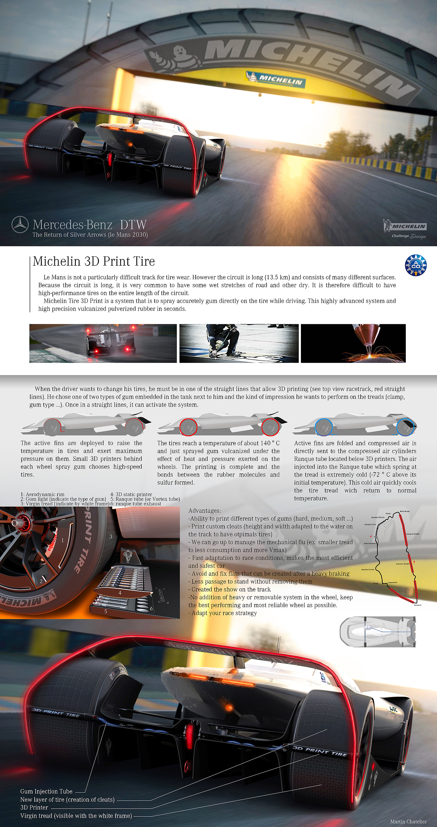 Mercedes Benz DTW，Automobile design，Typesetting，