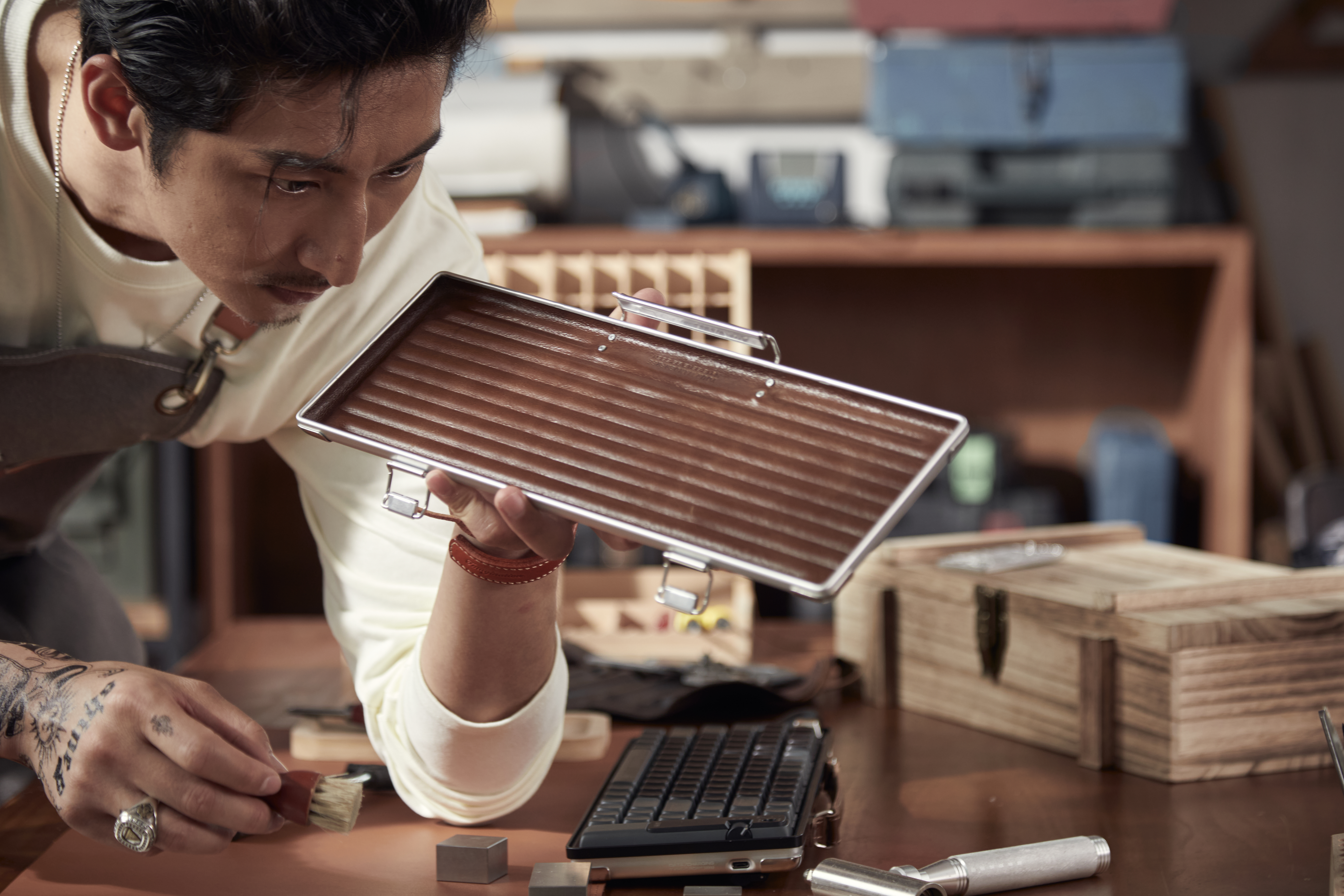 Lofree Lofi，Mechanical keyboard，Original design，Metal，product design，keyboard，Office products，