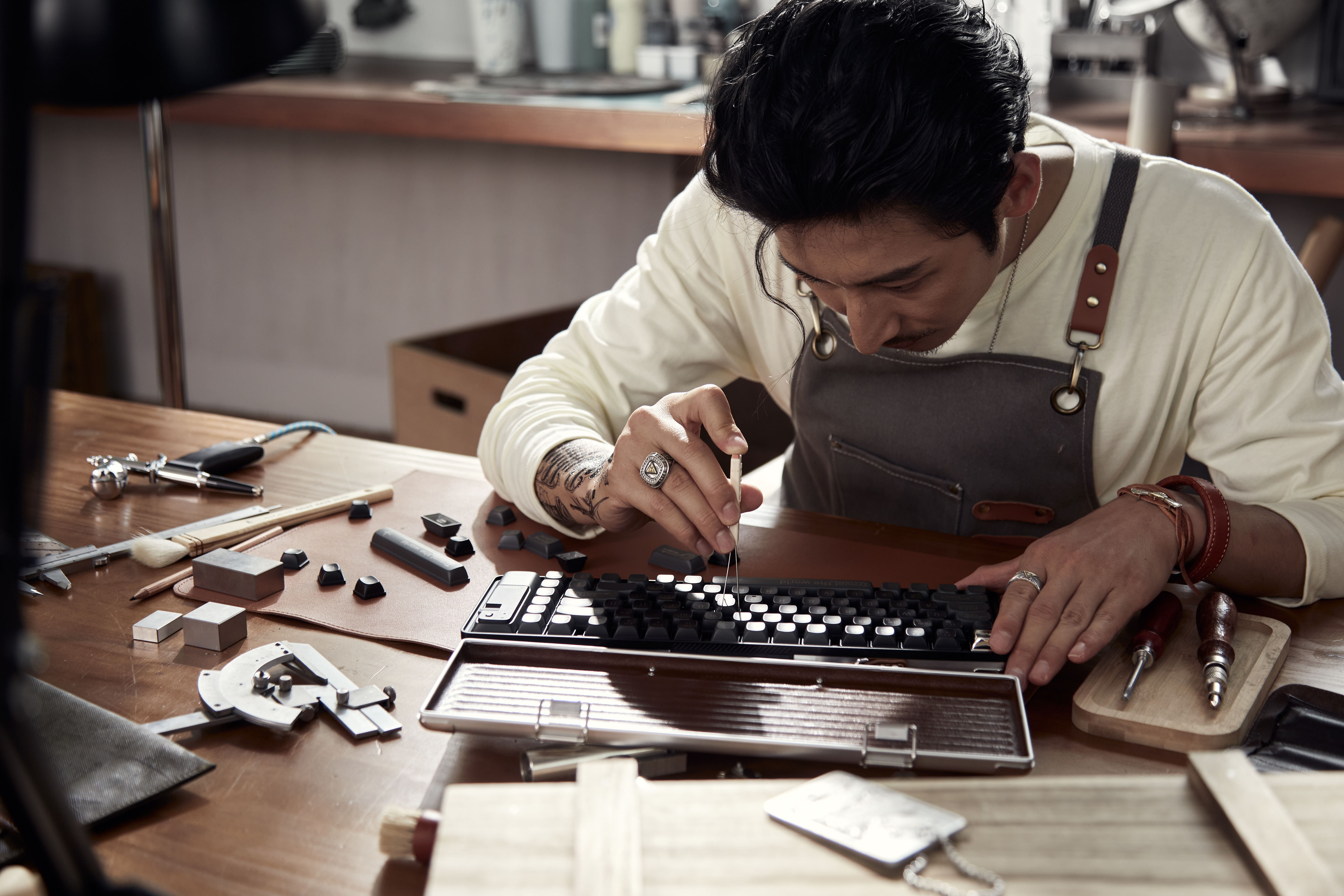 Lofree Lofi，Mechanical keyboard，Original design，Metal，product design，keyboard，Office products，