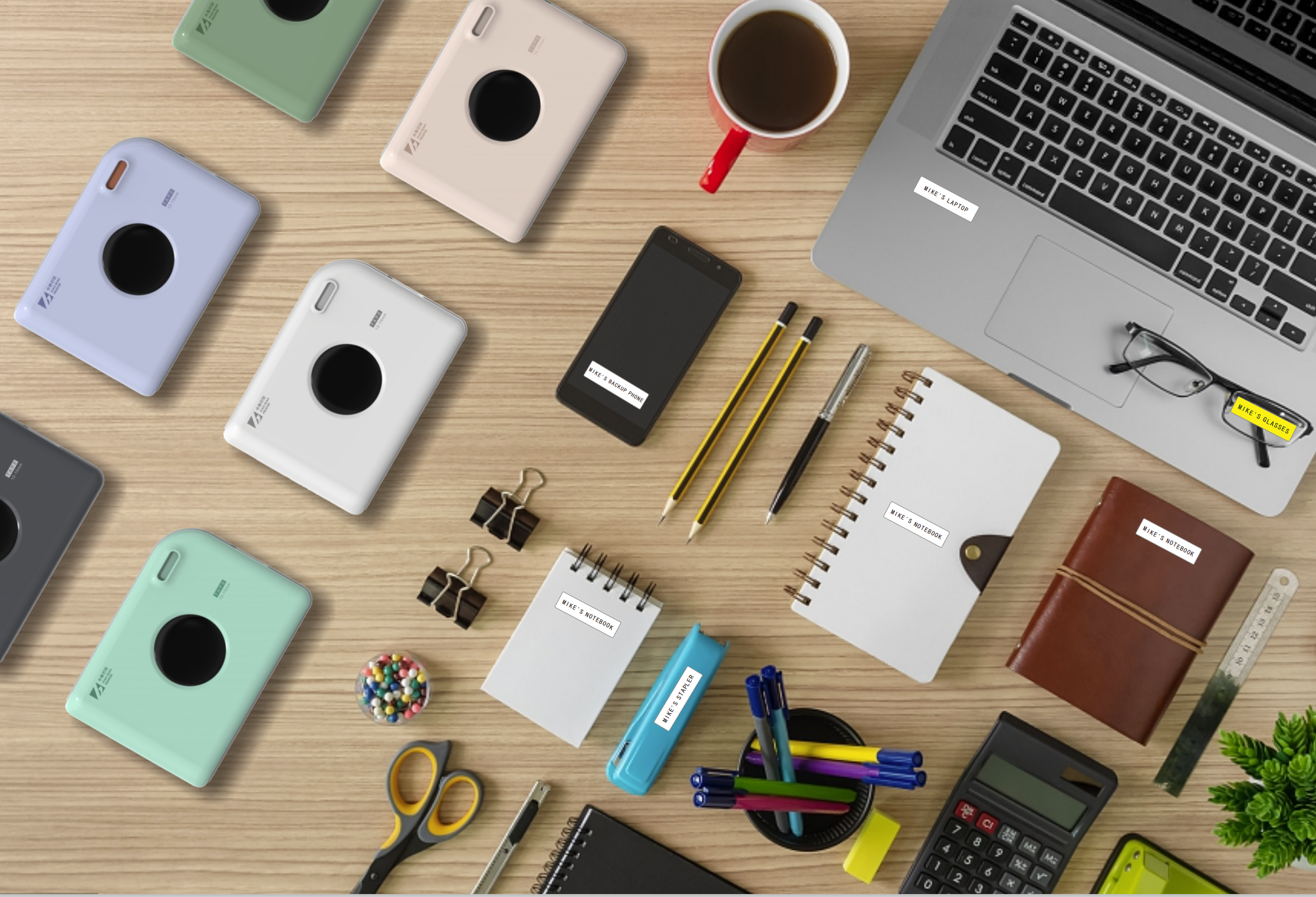 A30，Label printer，portable，Home Office，thermal transfer，adhesive sticker，Cable carbon tape，Sticker Ribbon，