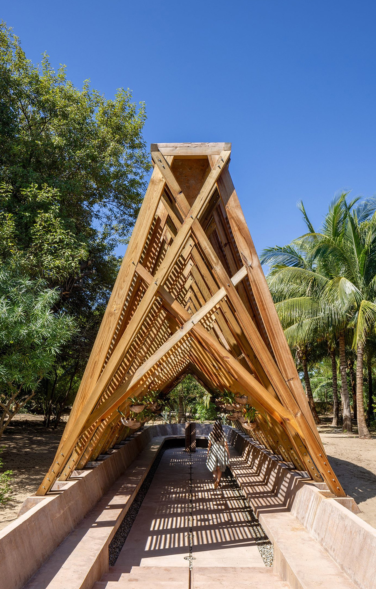 Pavilion，wooden ，Architectural design，