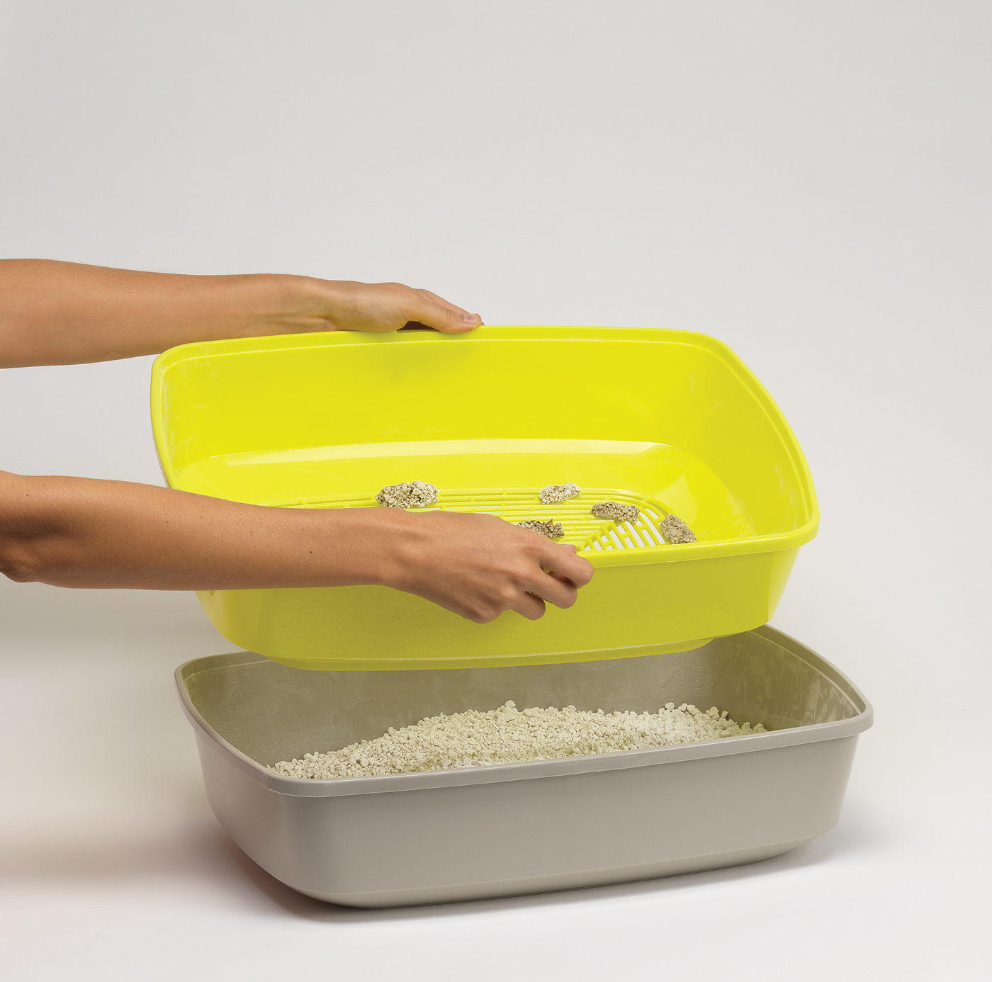 Easy to clean，new type，Lift to Sift，Litter box，