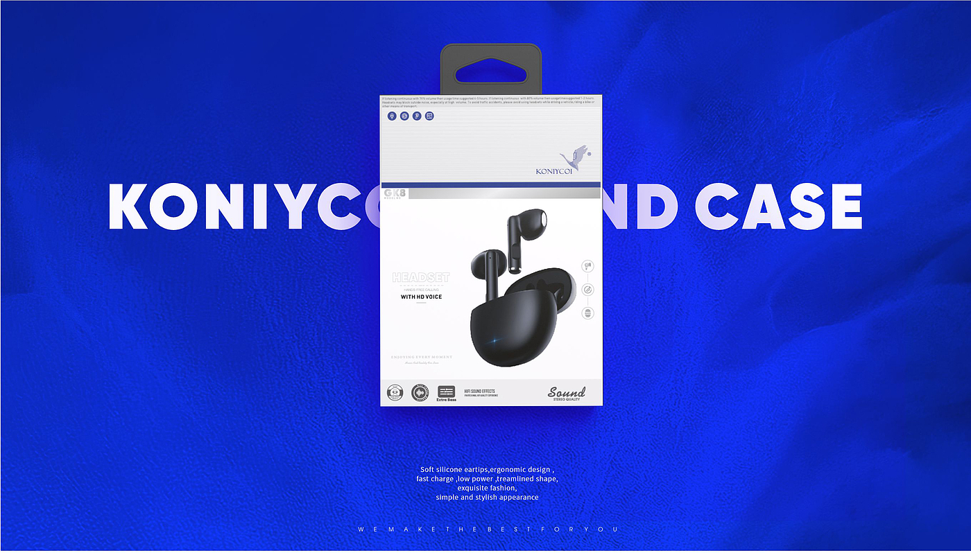 Brand design，packing design，Earphone packaging，Digital packaging，Digital accessories，3C products，