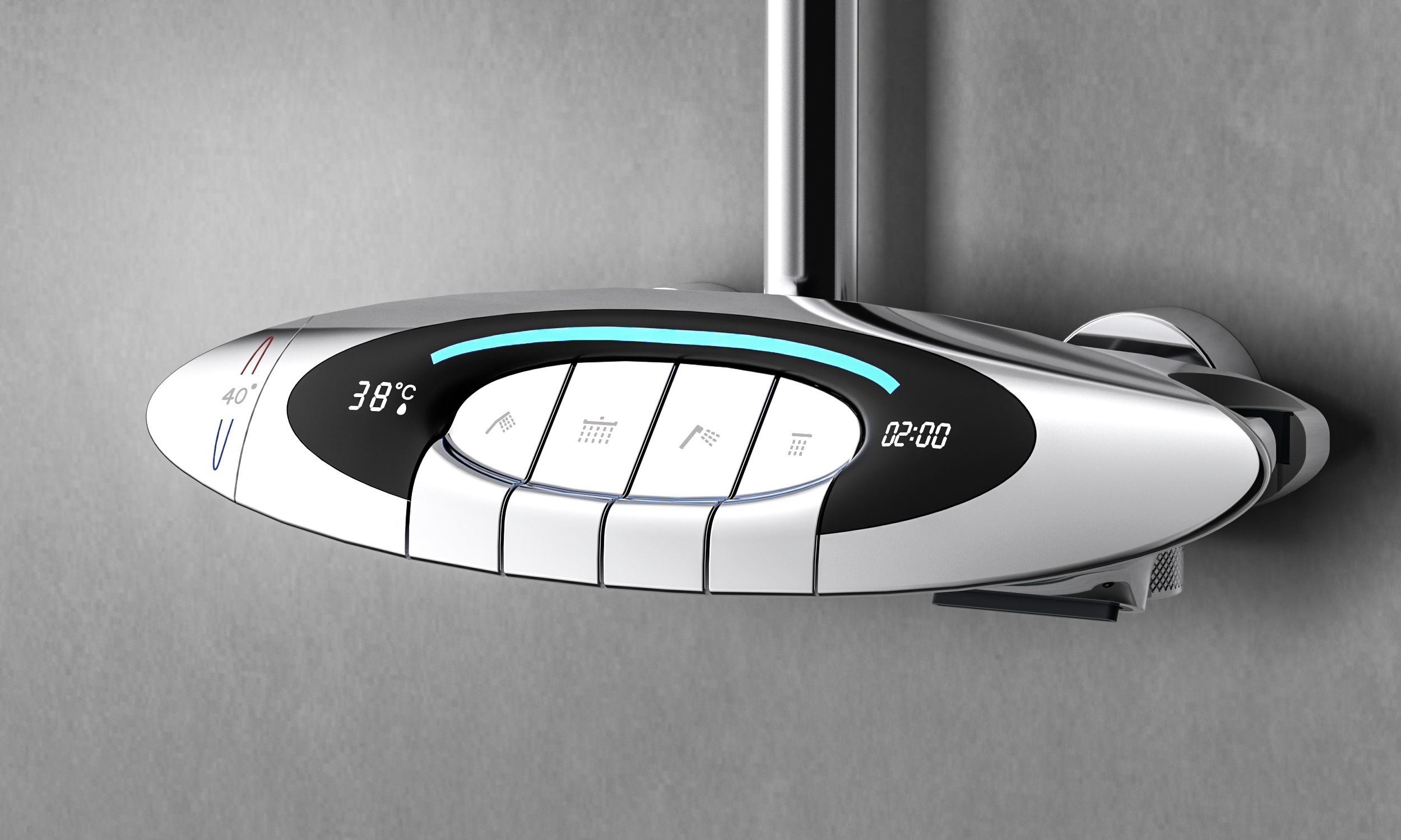 Big shower，water tap，