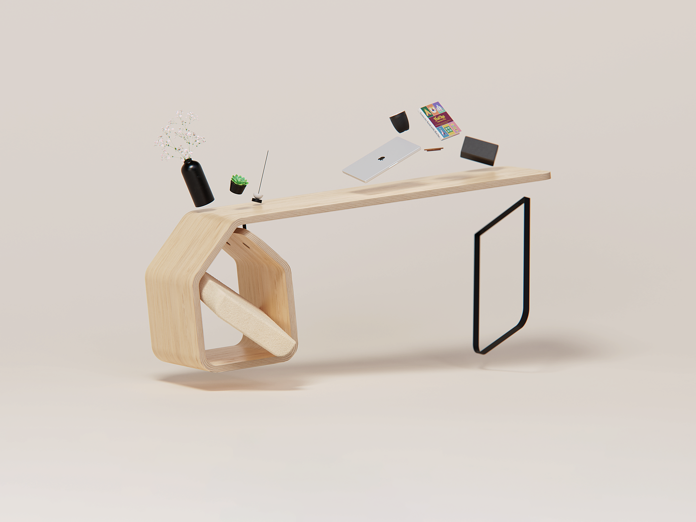 Dog Hut Desk，desk，multi-function，Simplicity，Design，