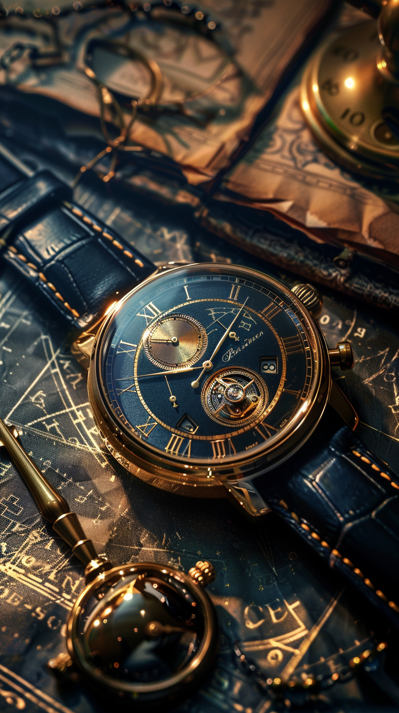 Wrist watch，design sketch，scene，Atmosphere sense，
