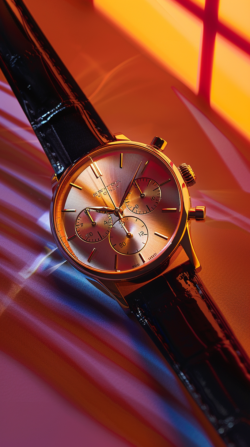 Wrist watch，design sketch，scene，Atmosphere sense，