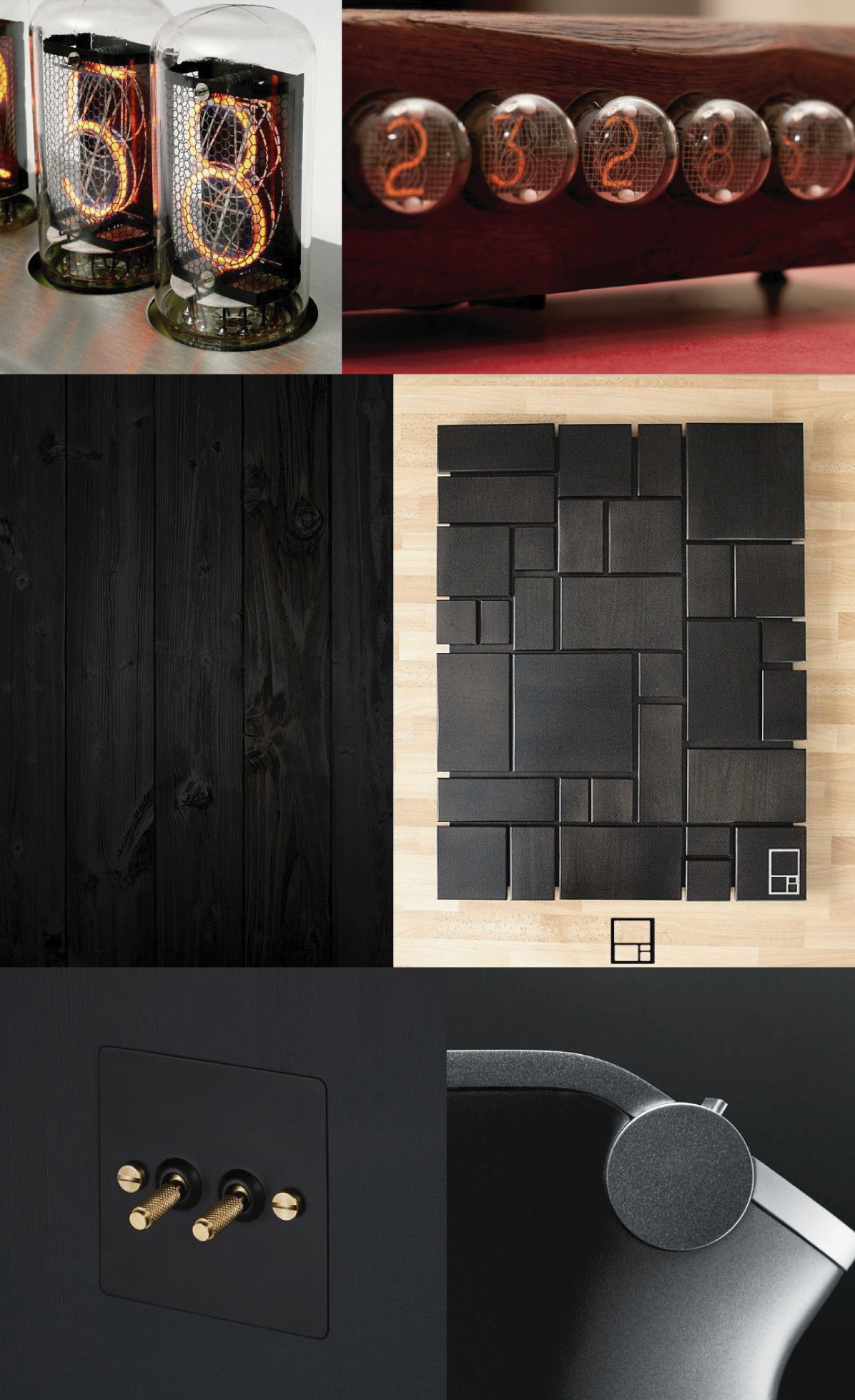 Clock，silent，Nixie，brick，