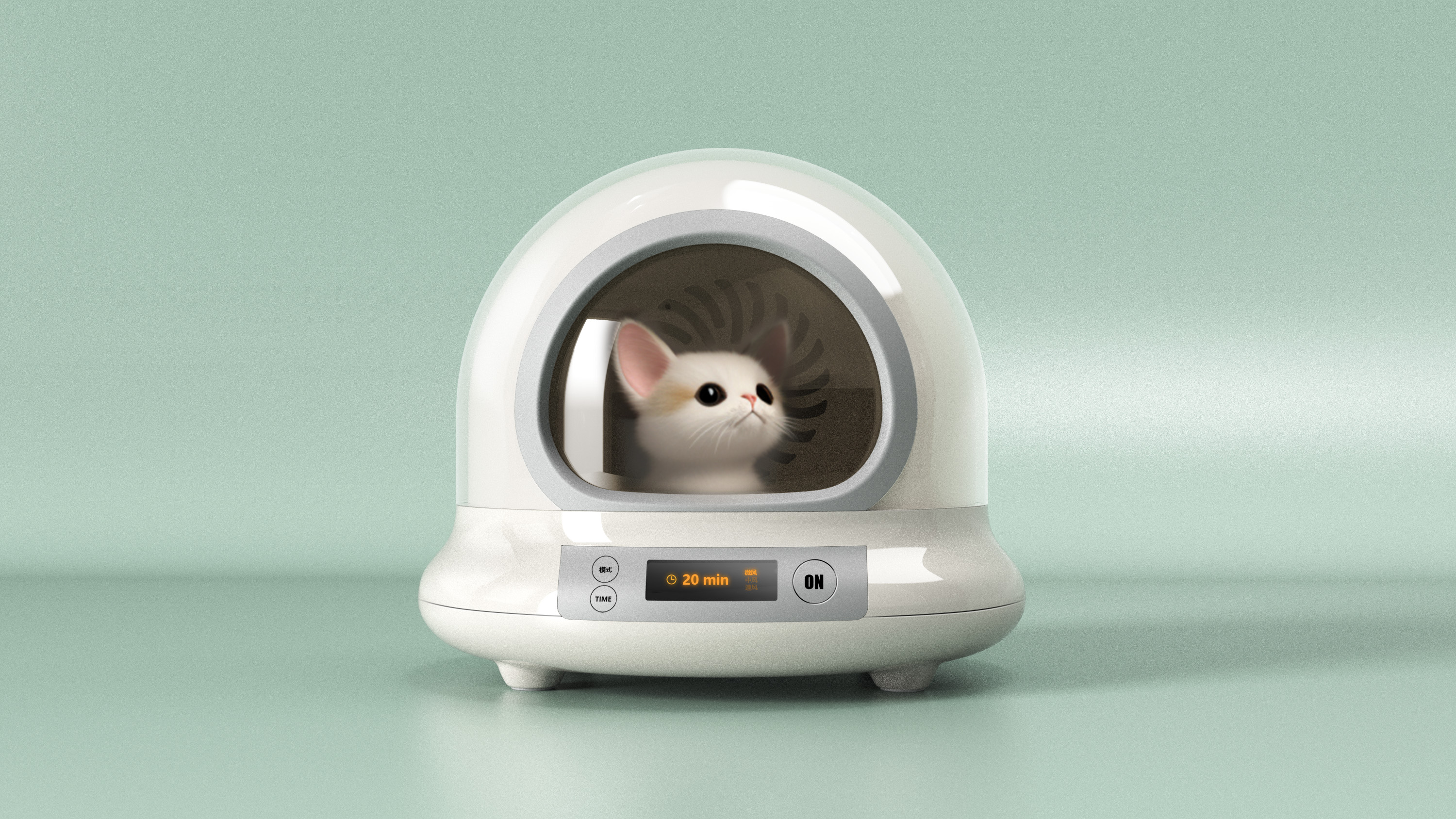 product design，industrial design，Appearance design，Pets，Pet dryer，