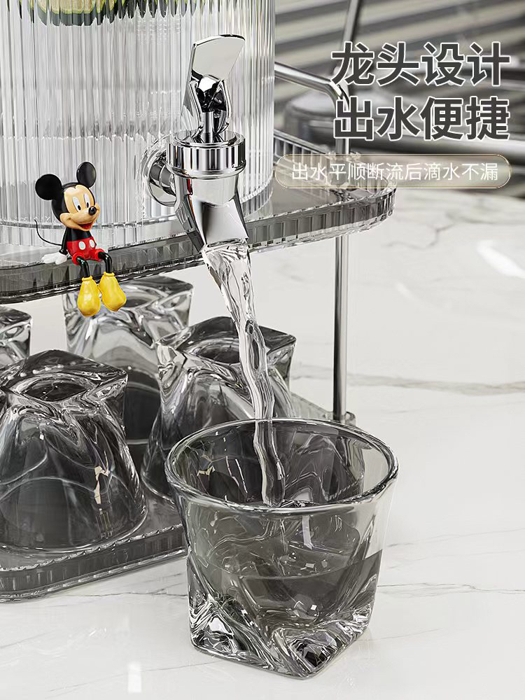 Cold kettle with faucet，pot ，Juice jug，Juice bucket，Cold bucket，Curling，Refrigerator cold kettle，