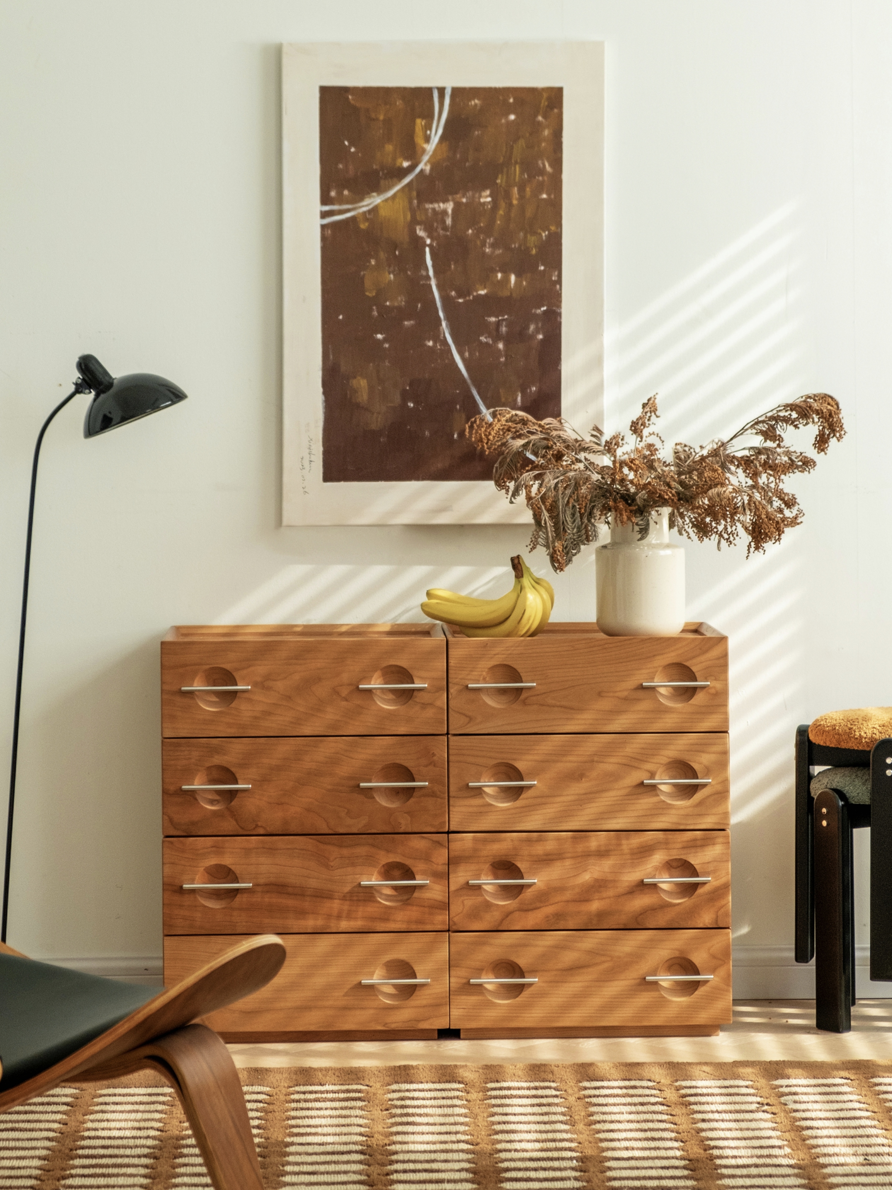 Residential Furniture，Original design，furniture design ，Solid Wood Side Cabinet，bedside cupboard，Combined cabinet，Solid wood furniture，