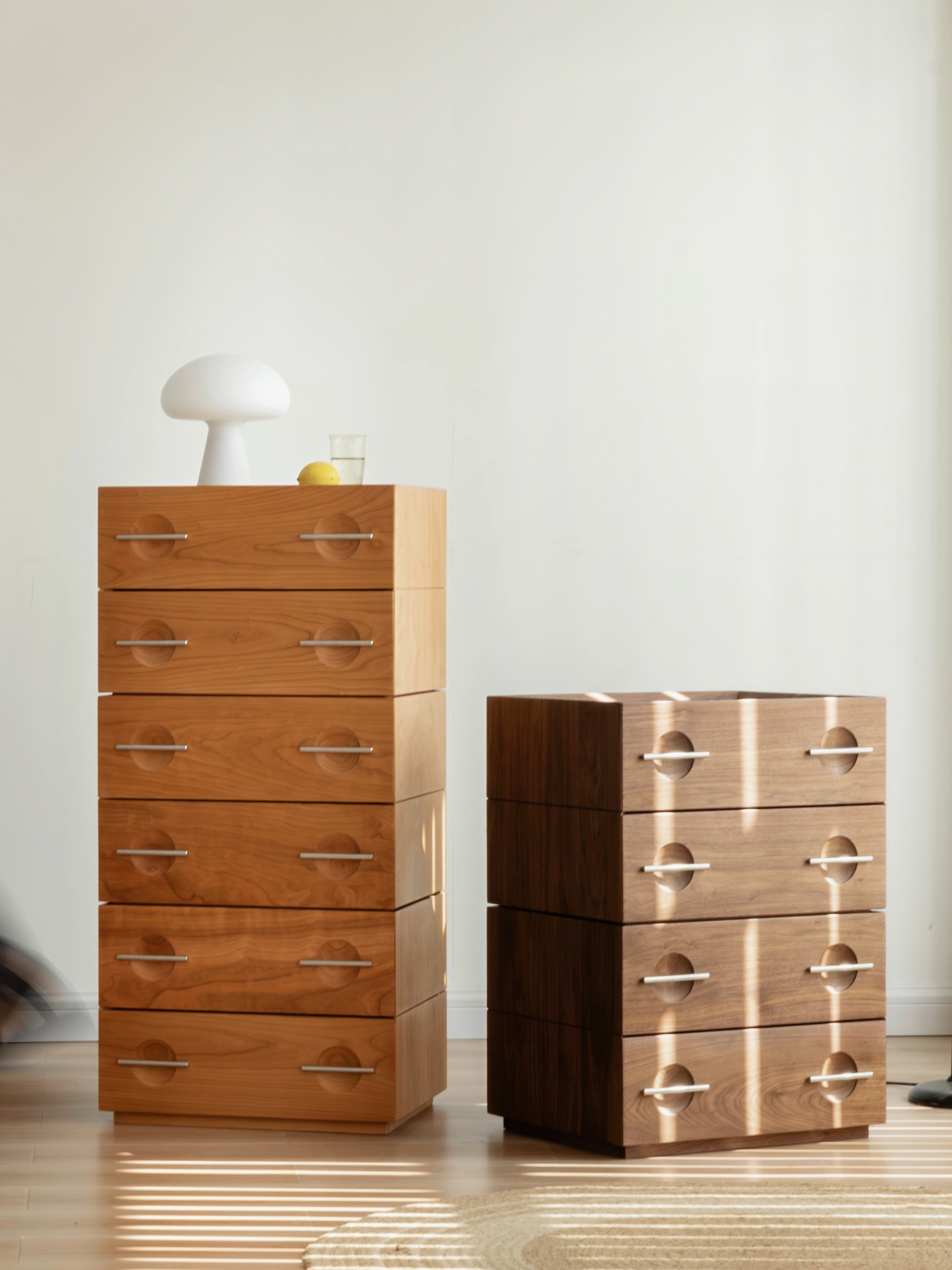 Residential Furniture，Original design，furniture design ，Solid Wood Side Cabinet，bedside cupboard，Combined cabinet，Solid wood furniture，