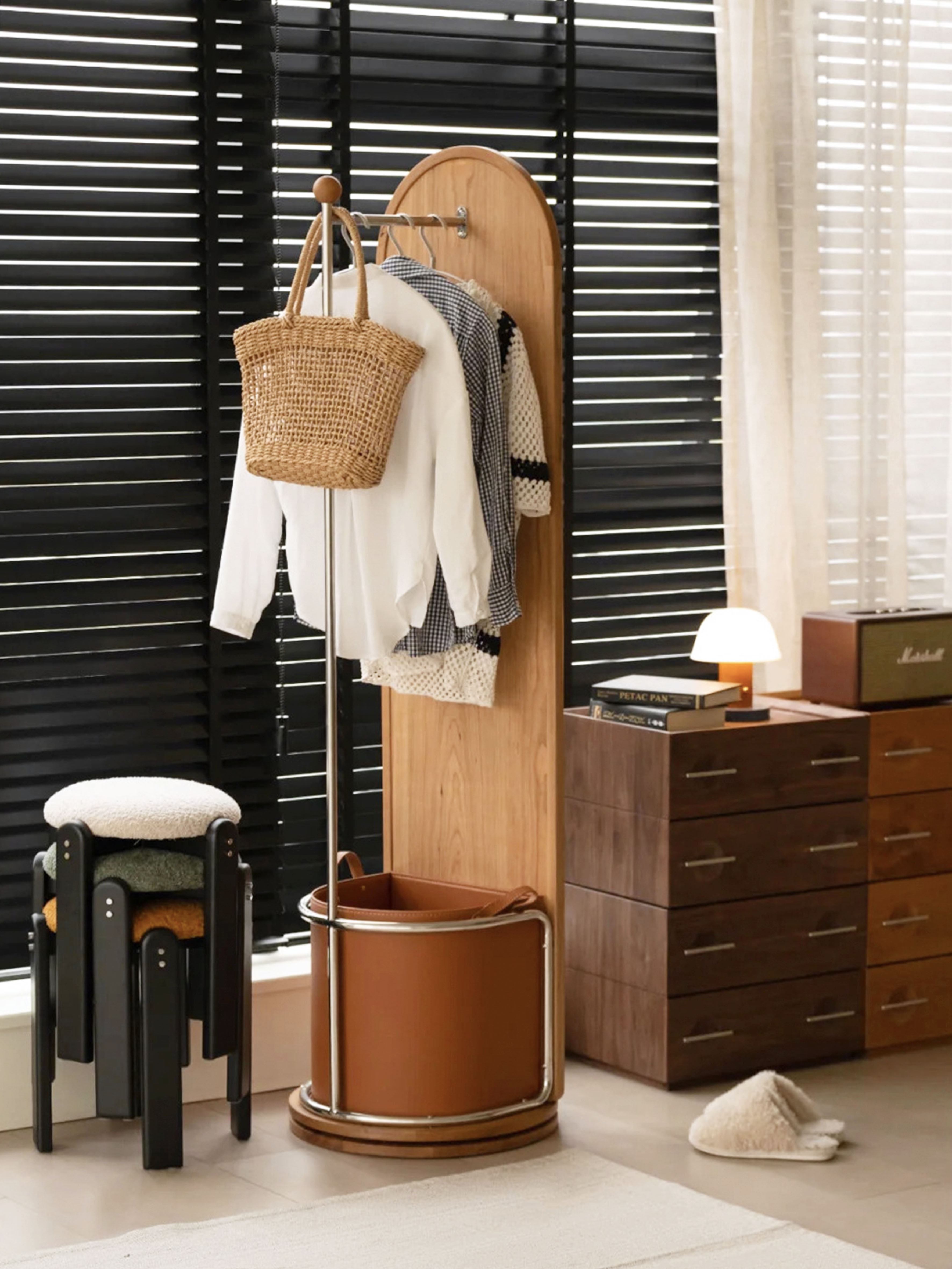 Coat rack，furniture design ，Original design，Residential Furniture，Solid wood furniture，