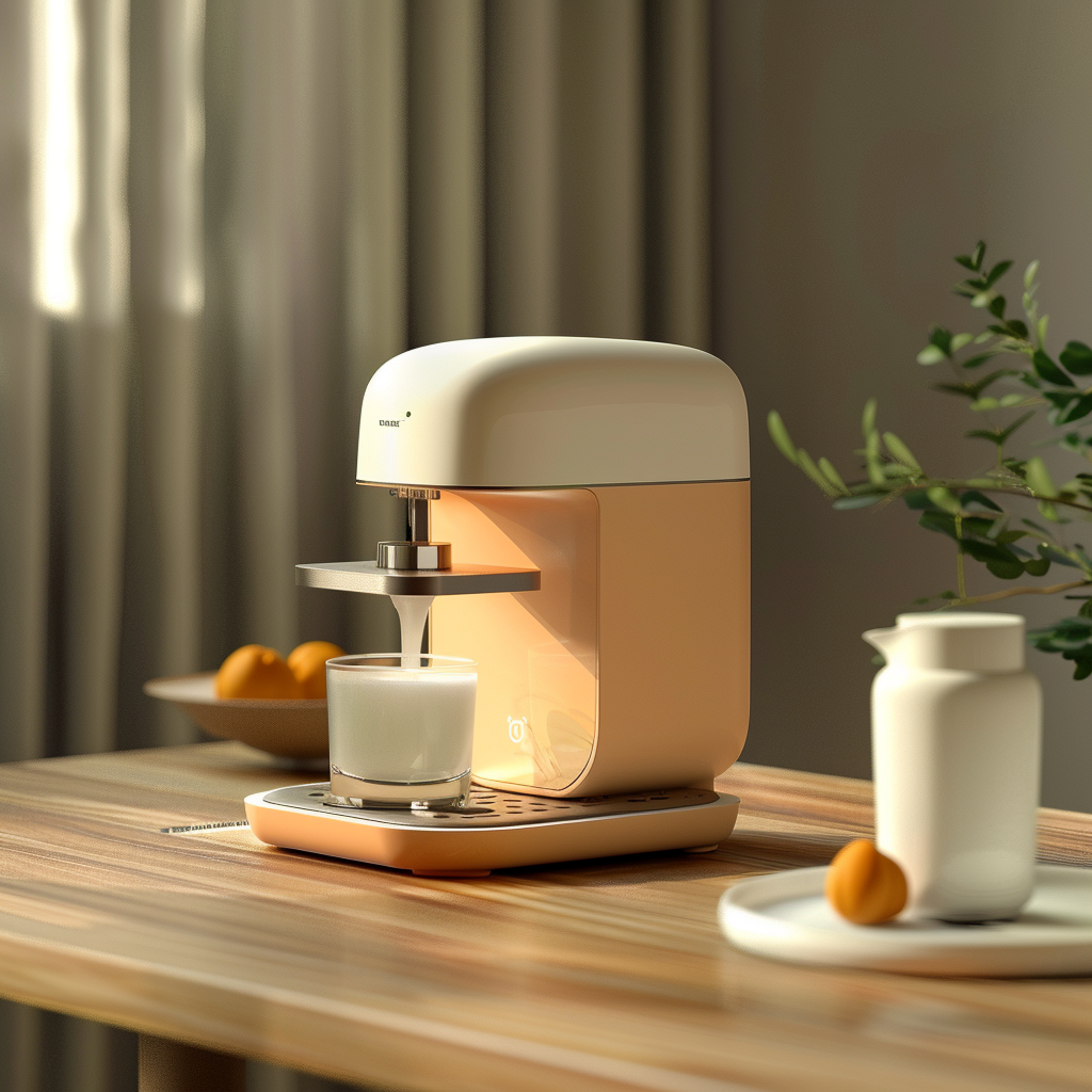AIGC，AI design，industrial design，product design，Household appliances，AI Assisted，Soybean Milk machine，Kitchen electrical design，