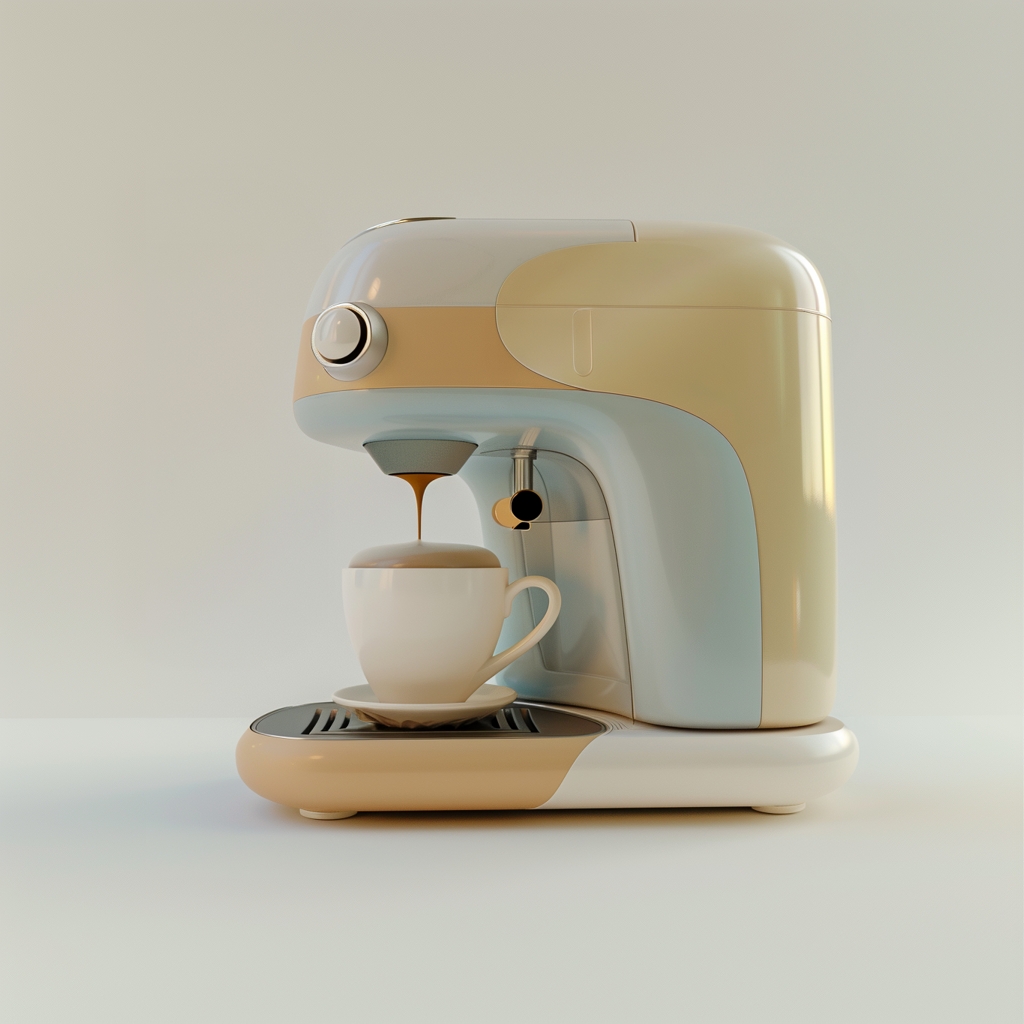 AIGC，AI design，product design，industrial design，Household appliances，Coffee machine，