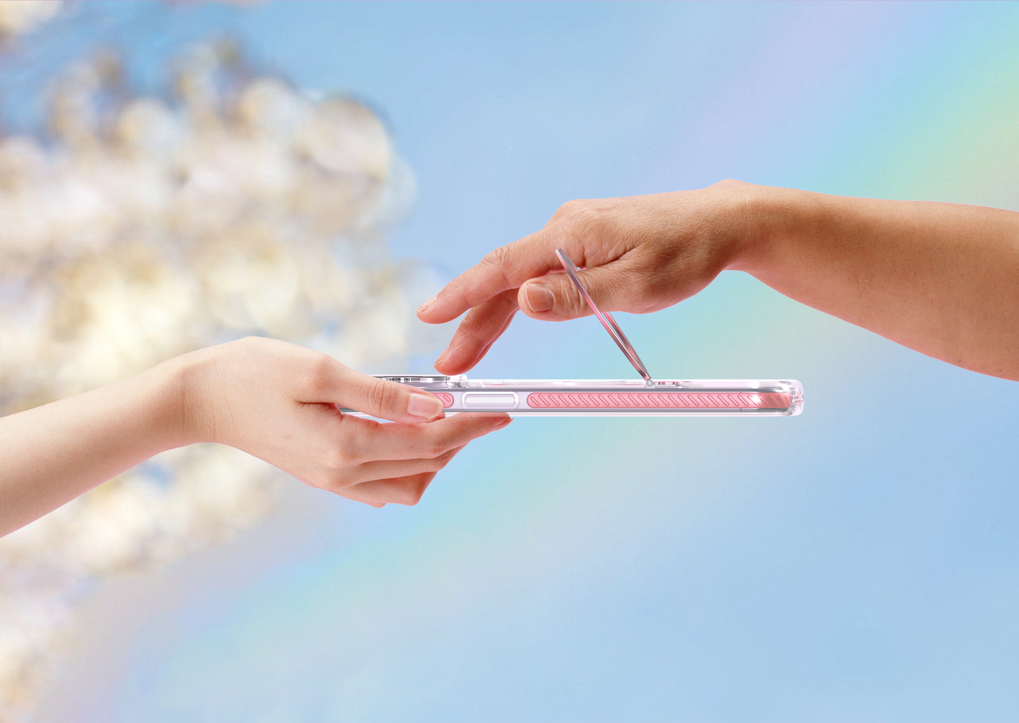 Mobile phone shell, protective cover, metal bracket, anti-collision and anti-fall，