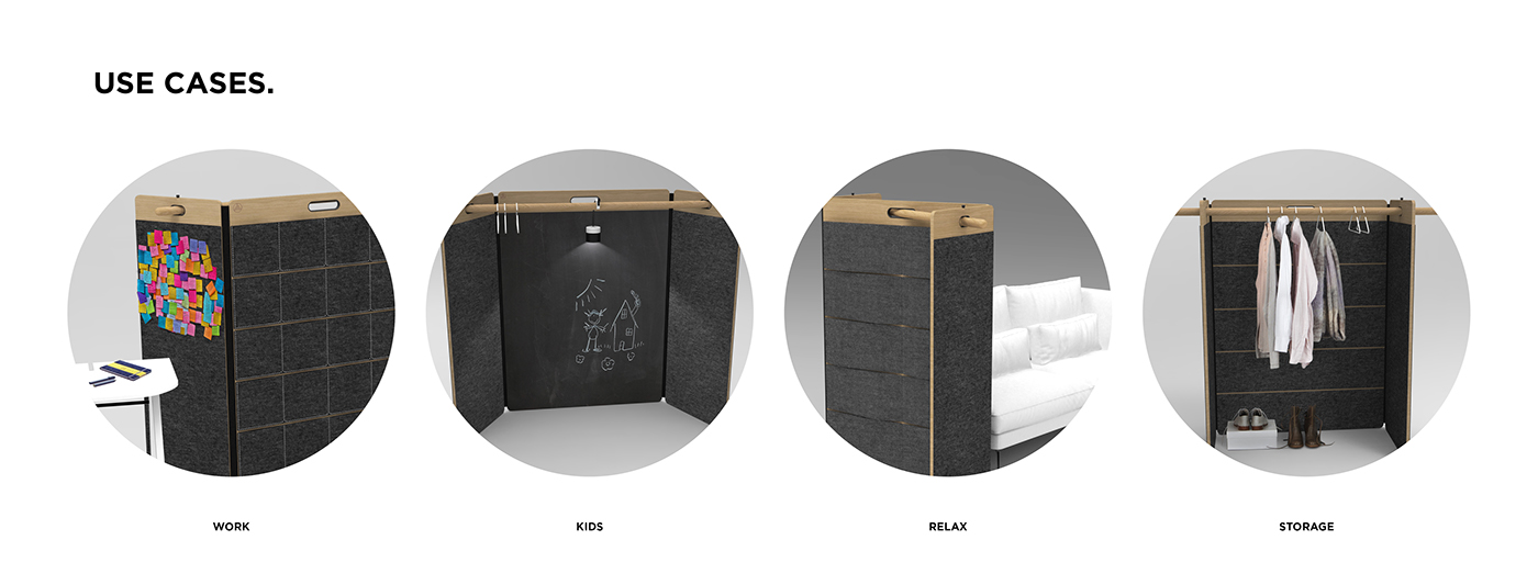 furniture design ，Room Divider，screen，Simplicity，