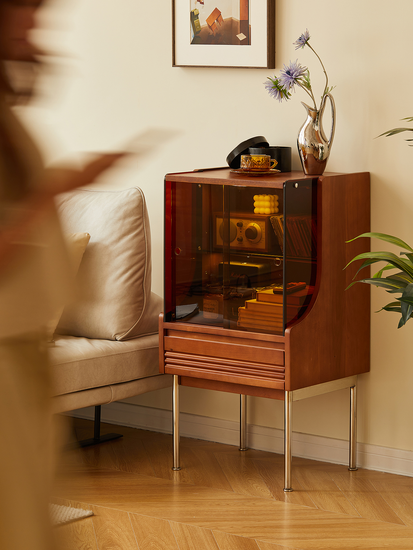 Side cabinet，boxwood，furniture design ，