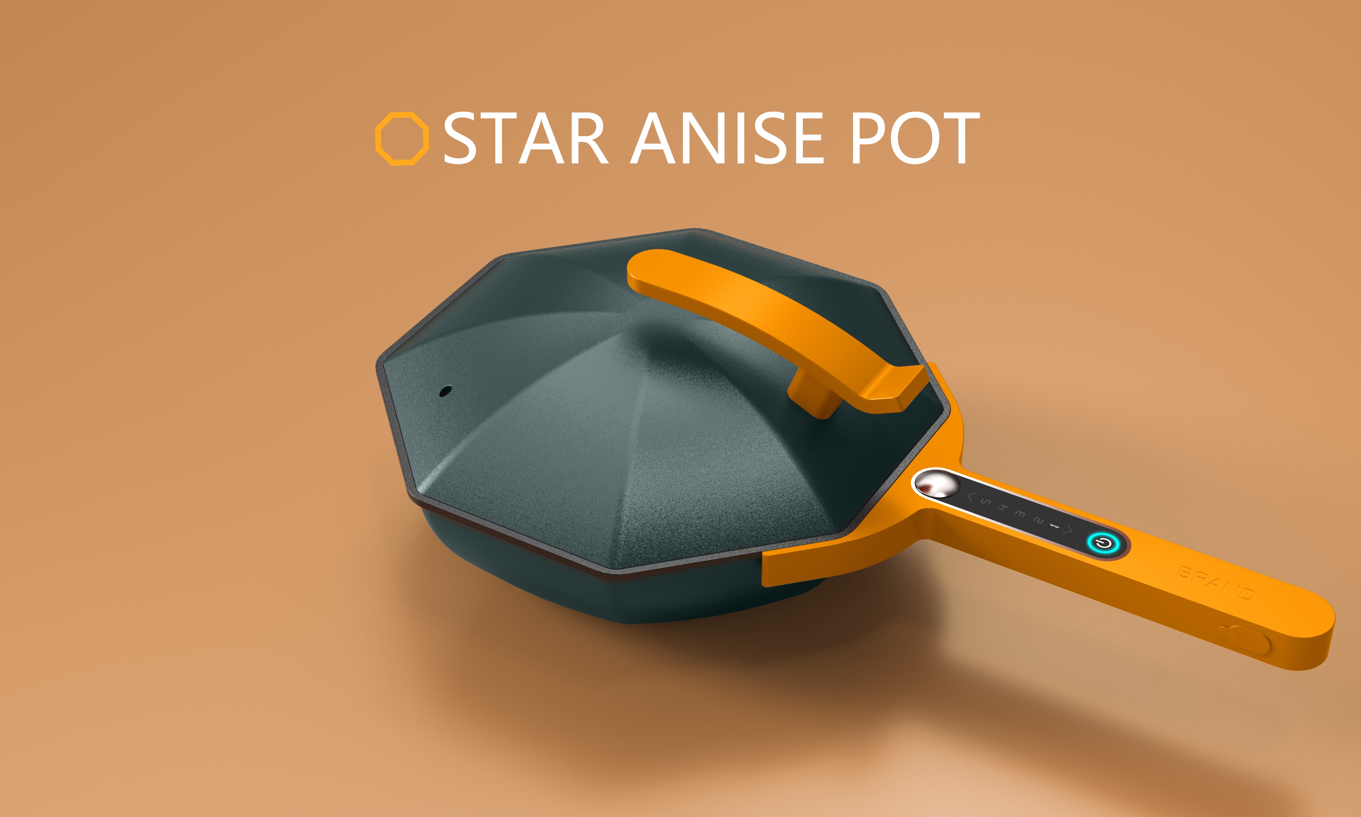 Octagonal Pot，Kitchen appliances，Good thing recommendation，industrial design，Royal Fan，Interesting，Design Outsourcing，