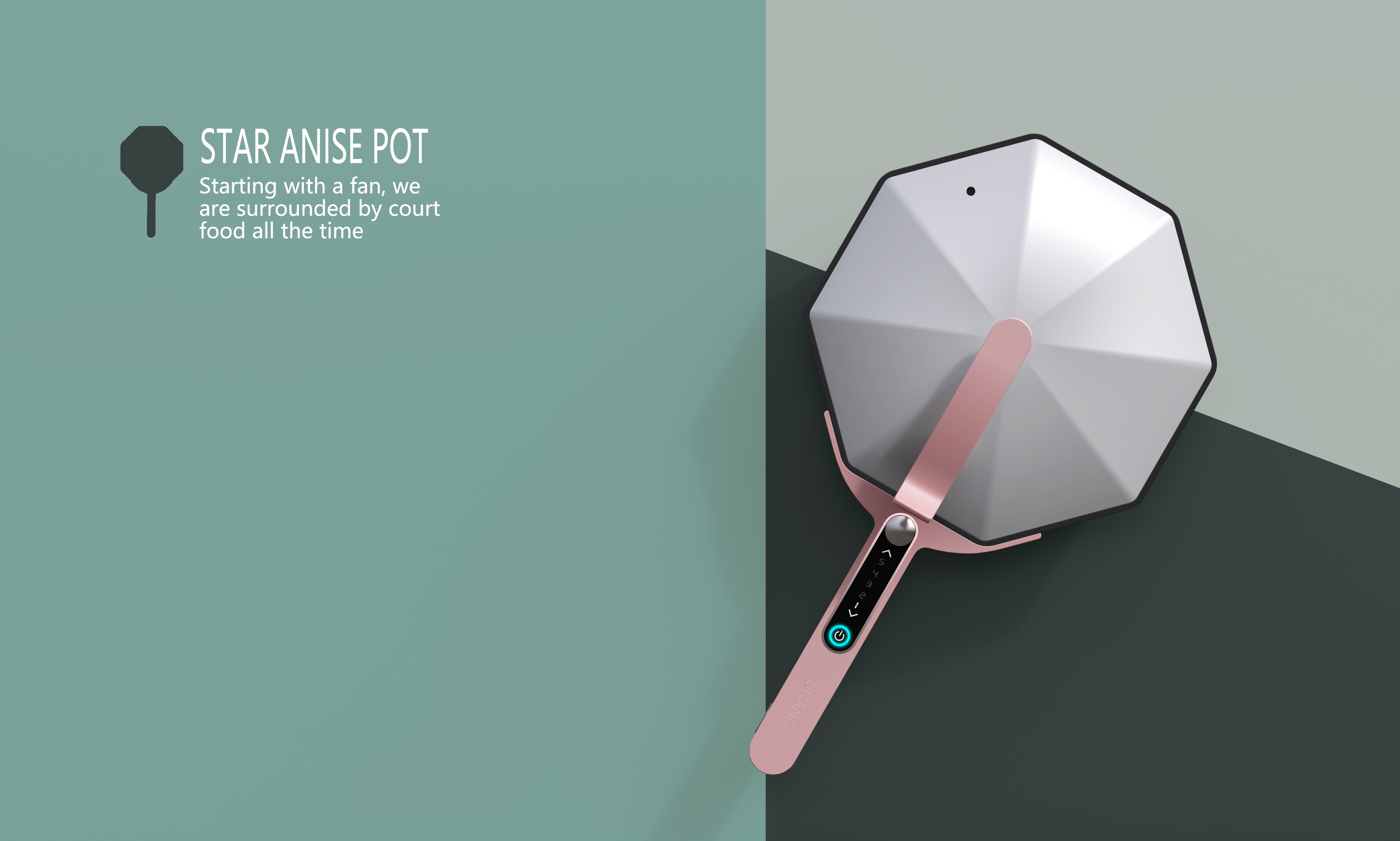 Octagonal Pot，Kitchen appliances，Good thing recommendation，industrial design，Royal Fan，Interesting，Design Outsourcing，