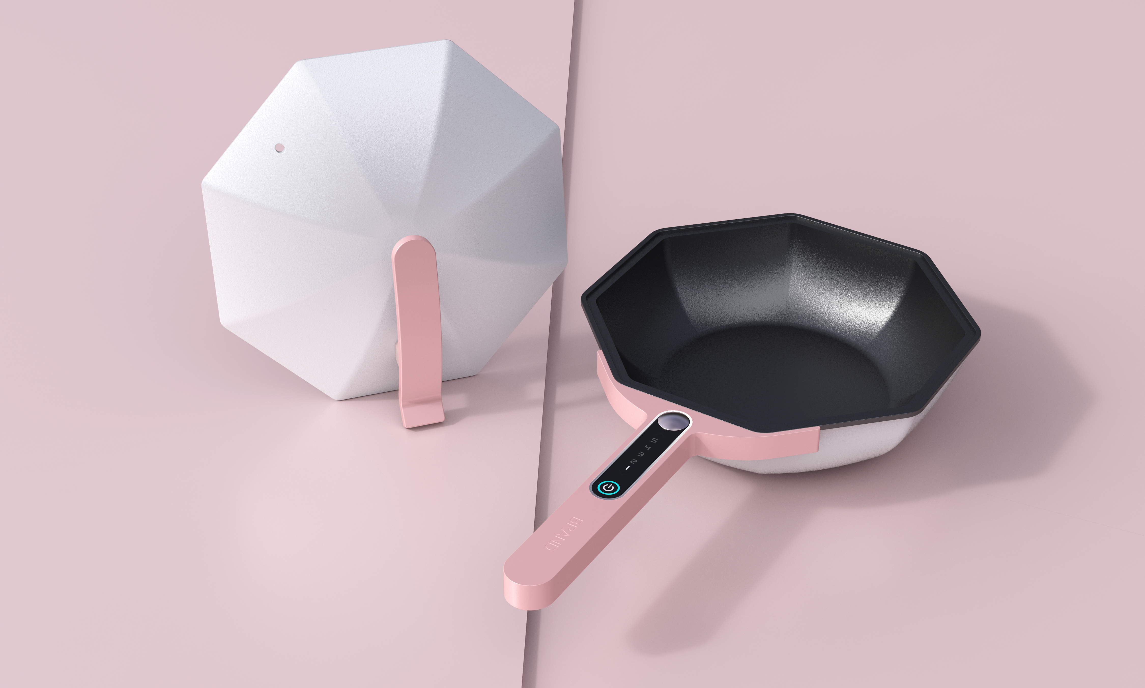 Octagonal Pot，Kitchen appliances，Good thing recommendation，industrial design，Royal Fan，Interesting，Design Outsourcing，