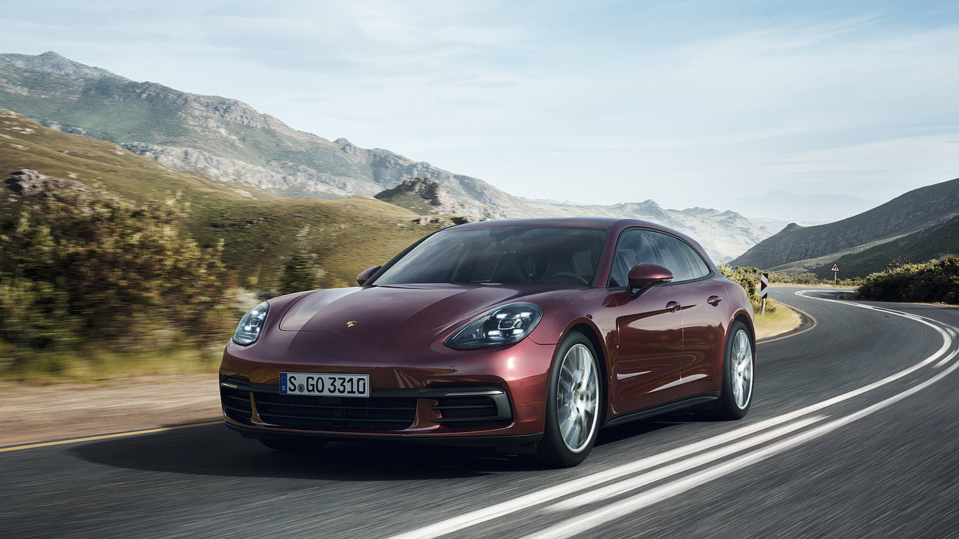 Porsche Panamer，Sports car，2017 - CGI，