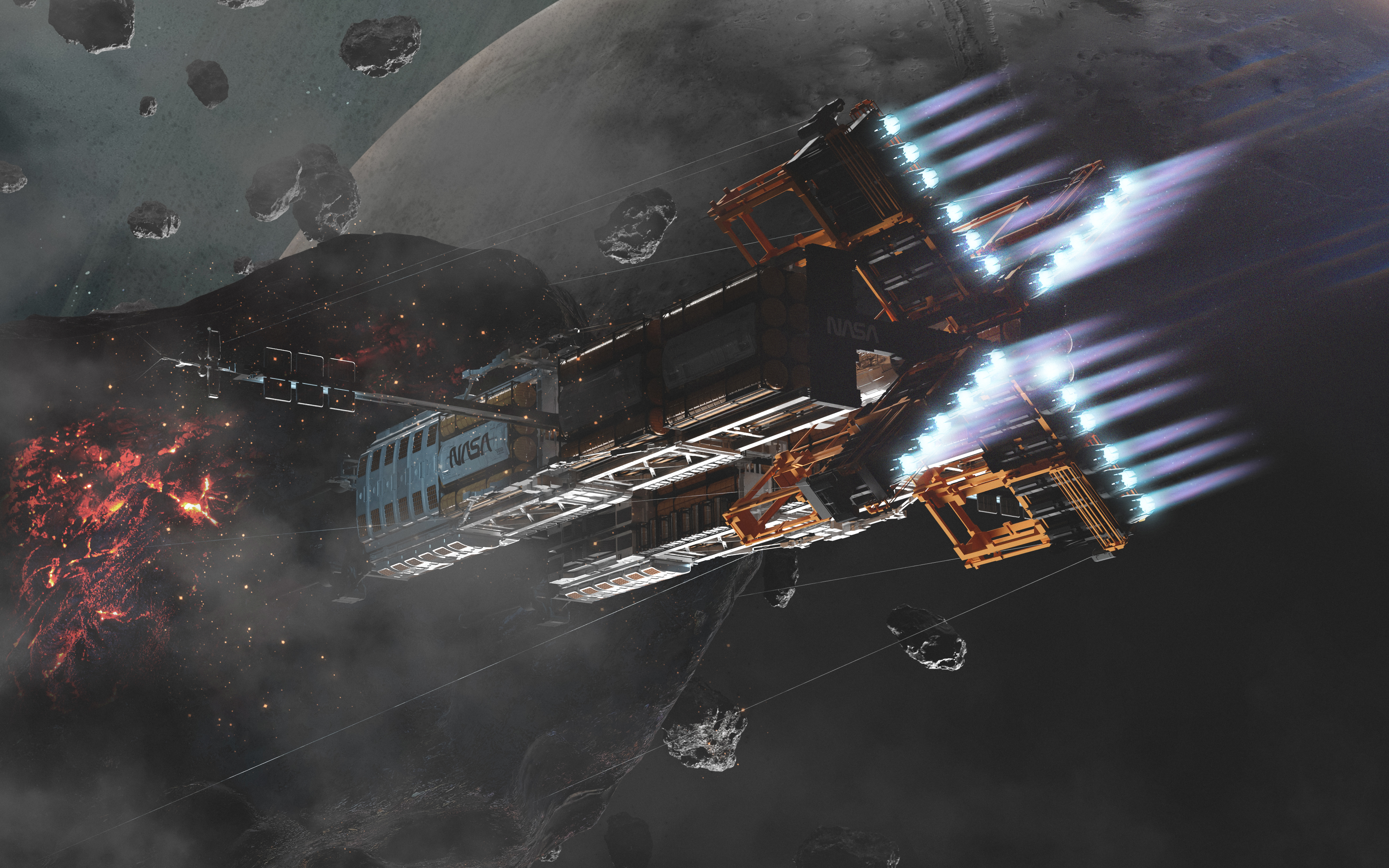 nasa，Design，3d，Conceptual art，concept，3D modeling，