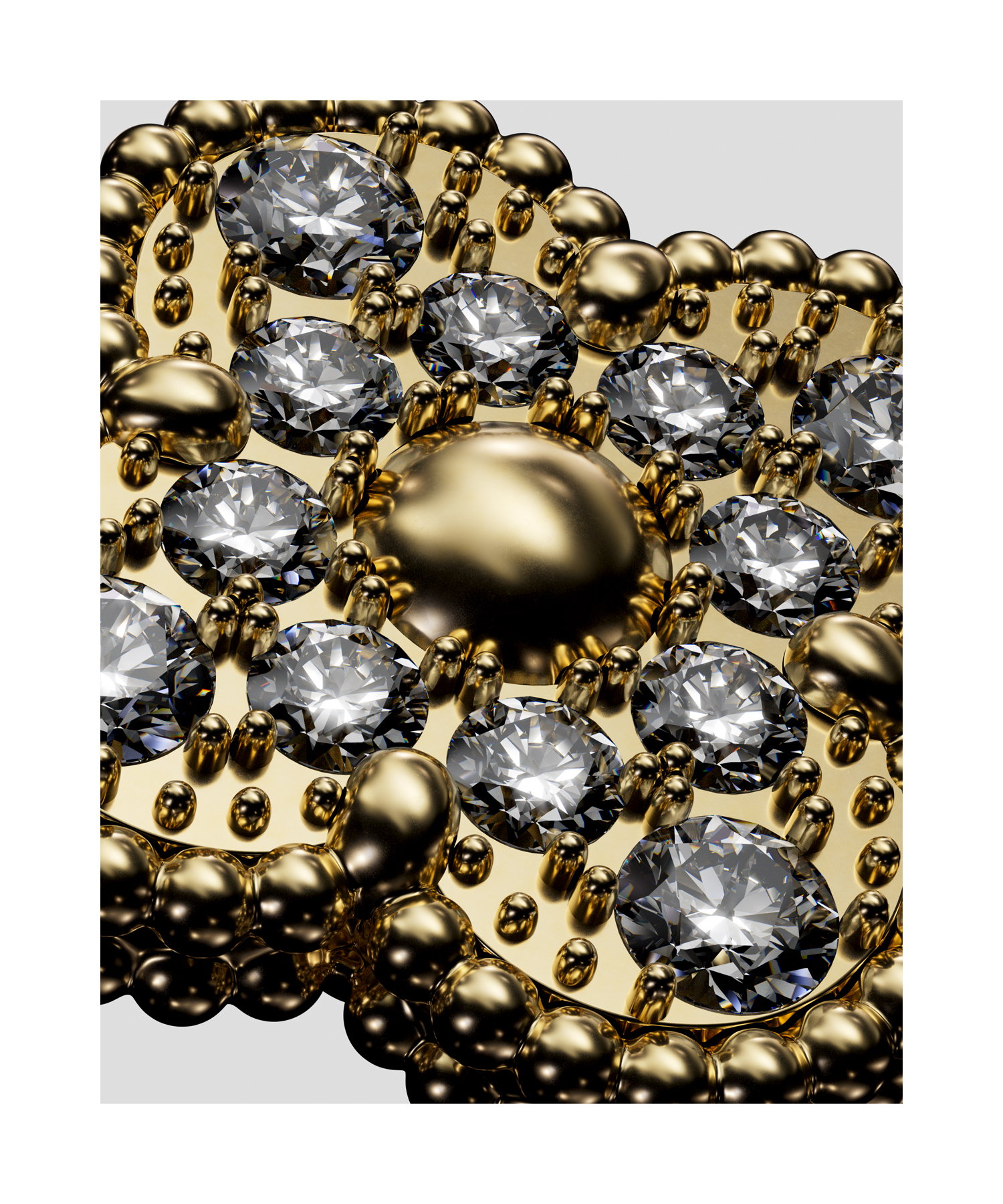 Jewellery，Necklace，Diamonds，3D modeling，