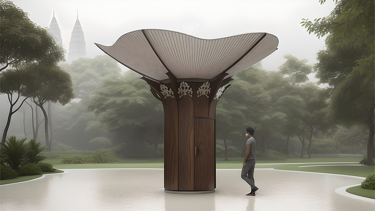 comfort station，industrial design，Innovative architecture，sustainable，