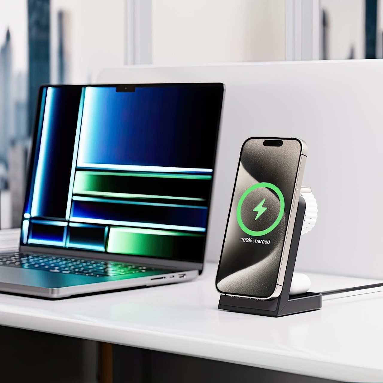 INVZI MagFree Transf，Integrated wireless charger，Charger，
