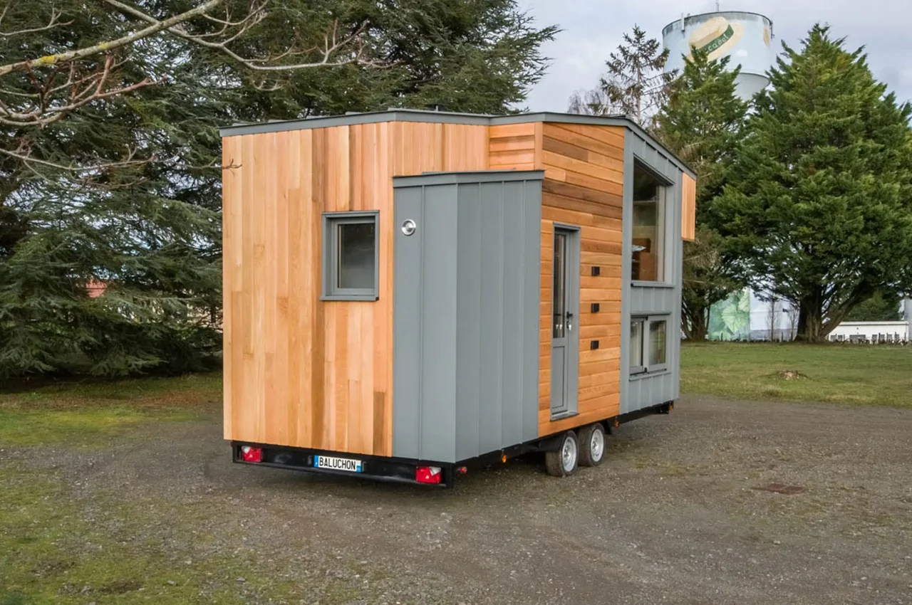 Elèbore Miniature House，Touring car，Reverse layout design，Innovative Micro House Design，