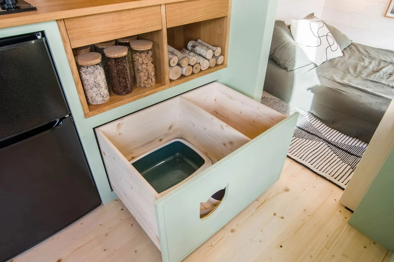 Elèbore Miniature House，Touring car，Reverse layout design，Innovative Micro House Design，