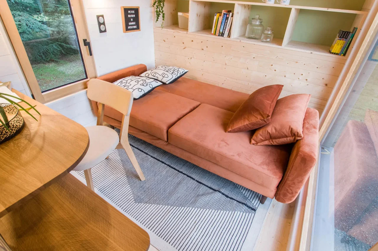 Elèbore Miniature House，Touring car，Reverse layout design，Innovative Micro House Design，