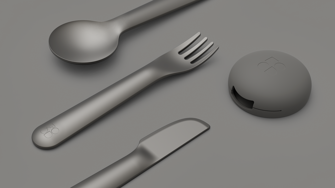餐具，环保，便携，叉子，勺子，刀，