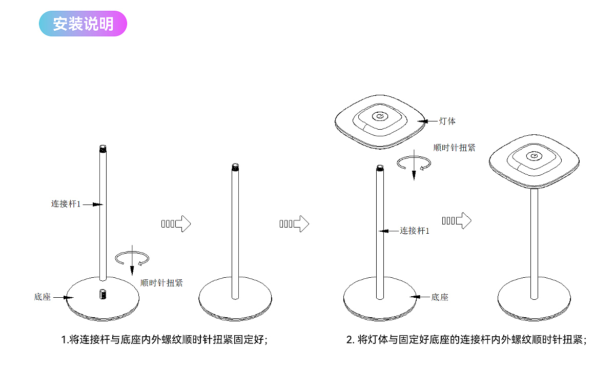 Desktop atmosphere lamp，diy，