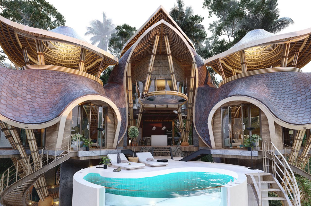 villa，Architecture，environmental design，originality，