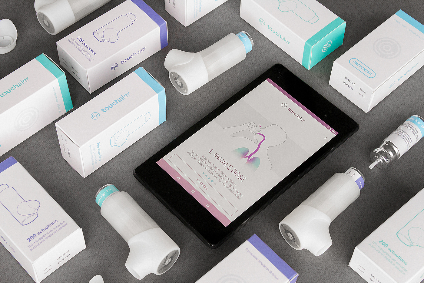 Touch，instructions，visualization，Asthma drugs，