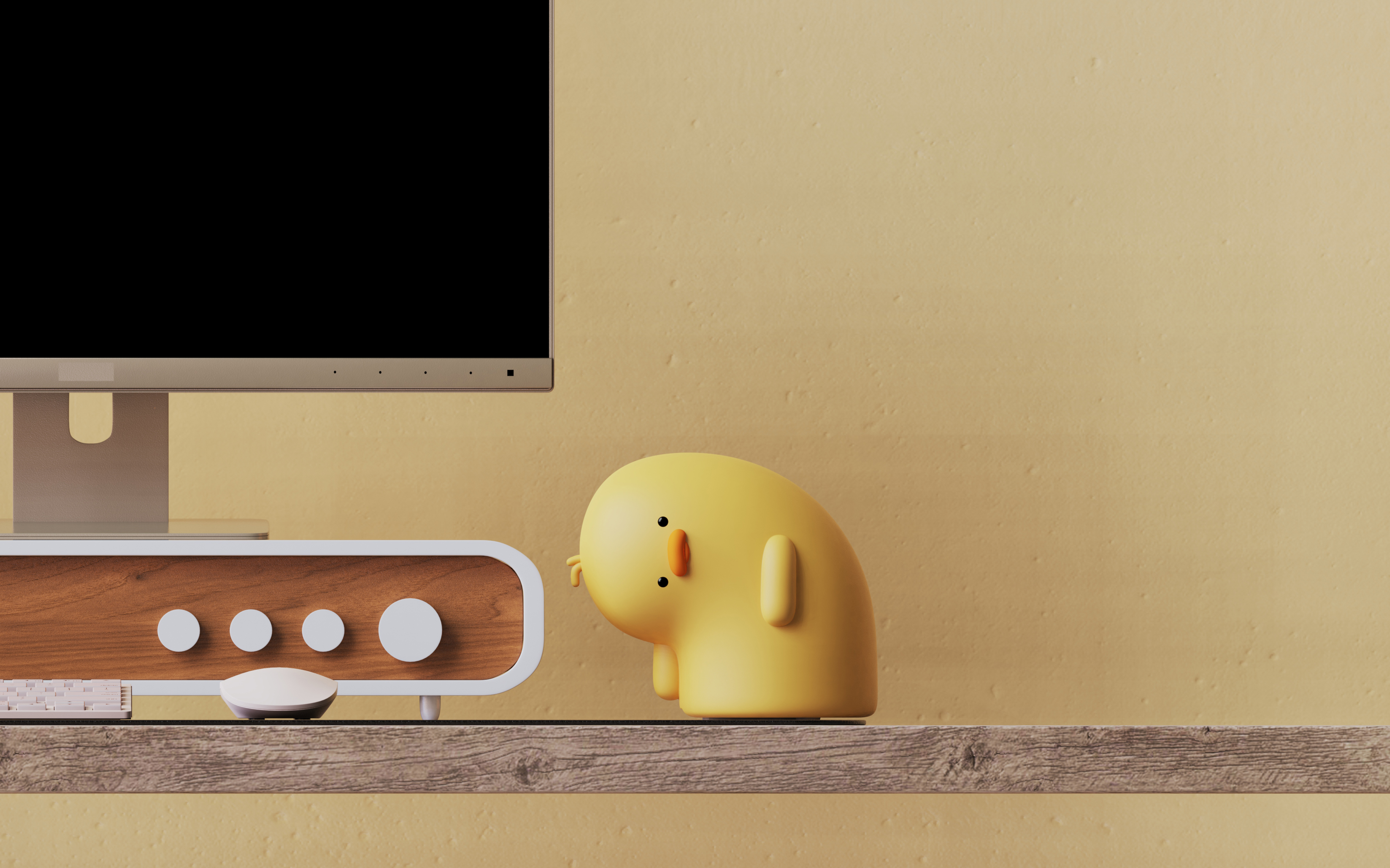 duck，Silicone lamp，Night light，lovely，adorable，