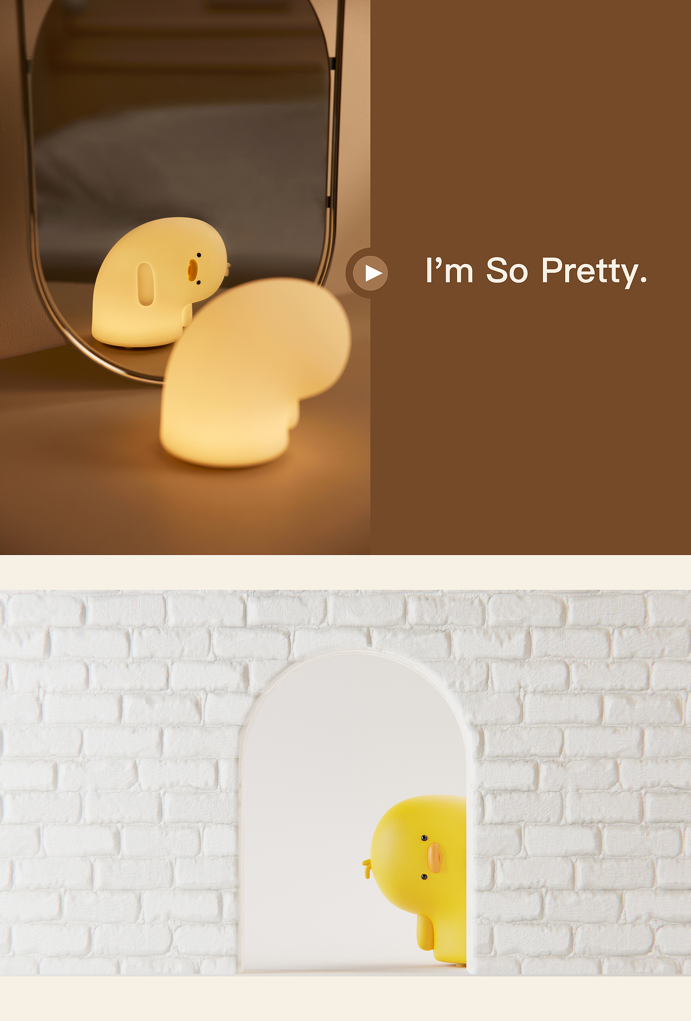 duck，Silicone lamp，Night light，lovely，adorable，